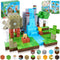 Magnetic Blocks-100PCS Magnetic Building Blocks, Stacking Magnetic Tiles, STEM Montessori Sensory Toys for Ages 3-10
