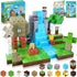 Magnetic Blocks-100PCS Magnetic Building Blocks, Stacking Magnetic Tiles, STEM Montessori Sensory Toys for Ages 3-10