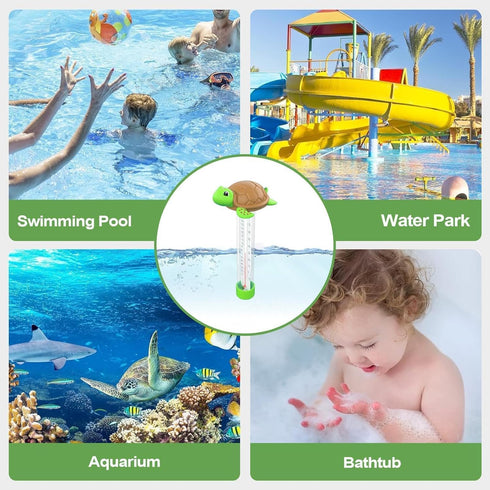 Generic Swimming Water Temperature Sensor,Double Scale Cute Animal - Water Temperature Detector Bath Toys | for Boys