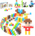 Picasso Cubes 1” Magnetic Puzzle Cubes, 108 Piece Building Block Set for Early Education STEM Learning