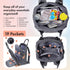 Dikaslon Diaper Bag Backpack - Large Unisex Baby Bags with Portable Changing Pad, Pacifier Case, Stroller Straps