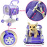 ANIVIA Pet Stroller and Accessories for Kids Ages 3 to 7, 2 Pieces Play Dog Set with 1 Pet Puppy Included