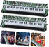SAFIGLE 2pcs Inflatable Keyboard Microphone - Kids Musical Instrument Party Props