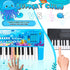 MusicForset 37 3 4 5 6 Upgraded Keys Kids Piano Keyboard with Microphone Music Stand Portable Musical Toys for Toddlers