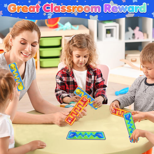 Autism Sensory Toys for Kids, 3 Pack Fidget Sensory Tube Filled with Colorful Goo, Classroom Prizes