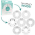 Baby Closet Size Dividers, 7X Boho Nursery Closet Dividers for Baby Clothes, Bohemian Nursery Decor for Boy or Girl