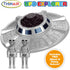 Nature Bound UFO Spaceship Space Toy, Kids Spaceship Playset with Two Aliens, Lights & Sounds, Educational STEM Adventure, 1:18 Figure