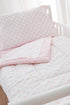 TL Care 100% 4-Piece Set, Cotton Percale Toddler Bedding Pink, for Girls