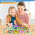 100 Pieces Puzzles for Kids Ages 4-8, Delicious Donuts Jigsaw Puzzle, Large 100 Piece for Toddler Children