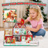 61 Set MAYAPHILOS PCS Christmas Magnetic Tiles with Storage Bag, Building Blocks with Santa, Snowman, Deer, Gingerbread