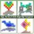 Set, 3+ Magnetic Blocks Building Toys - Transparent Rainbow Magnetic Cubes Outdoor Sensory Autism STEM Toys Gifts