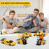 2.4GHz 360 4-12 Blackma Transform RC Car Toy - Remote Control Car with Flashing Lights, One-Button Deformation