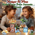 Magnetic Tiles Dinosaur Toys for Kids 3-5, Magnet Building Blocks for Boys Ages 2-4, Educational for Toddlers 1-3, STEM