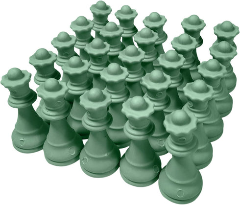 WE Games Blue Chess Queen Erasers - 25 Pack Chess Club Prizes & Party Favors