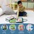 BONNYCO Toddler Busy Board Felt Montessori Toys, Sensory Board, Learning Toys for Kids, Birthday Gifts