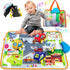oeleoyi Soft Cars Toys with Voiced Playmat for One Year Old Toddler, Birthday