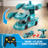 FDJ Remote Control Car - 2 in 1 Transforming Car Robot, One Button Deformation to Robot, 1:18 Scale, 360 Degree