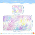 SyXIOP 28" 52" Colorful Dreamy Tropical Plants Cooling Baby Waterproof Crib Mattress Cover x Washable Crib Padding