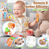 6+ Baby Remote Control Toy with Phone Teether & Teething Keys & Car Remote, Remote Teether for Baby with Realistic