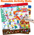 Preschool Learning Activities - Search and Find Books for Kids 3-6, Reusable Game with 16 Themes for Educational Fun
