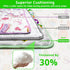Mfmiudole 50"50" Baby Gyms Playmats for Playpen, Safari Zoo Alphabet Play Mat Waterproof ABC Learning Mat Jungle Themed