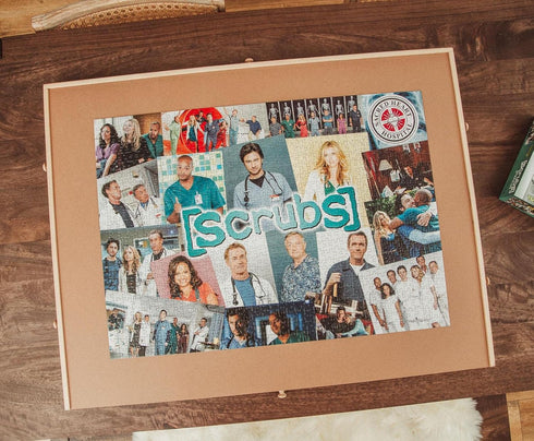 Toynk Scrubs Cast Collage 1000-Piece Jigsaw Puzzle for Adults | Educational Brain Teaser, Creative Play Activities | 28