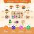 1-3, 1+ flycoost My Busy Home Montessori Busy Board for Toddlers Wooden Sensory Activity Board with Switches, Lights
