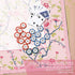 Sonwyoung 1 31.5 31.5 Chinoiserie Mahjong Mat with Carrying Bag x Pink and White Rubber Anti Slip and Noise Reduction