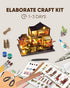 DIY Miniature House Kit, Mini House Kit for Beginners, DIY Dollhouse Kit for Adults to Build, Model Building Craft