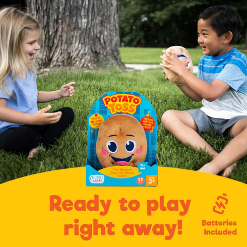 3+ Chuckle & Roar Potato Toss Family Game Musical Toss-The-Spud Electronic Toy with Random Timer, Batteries Included
