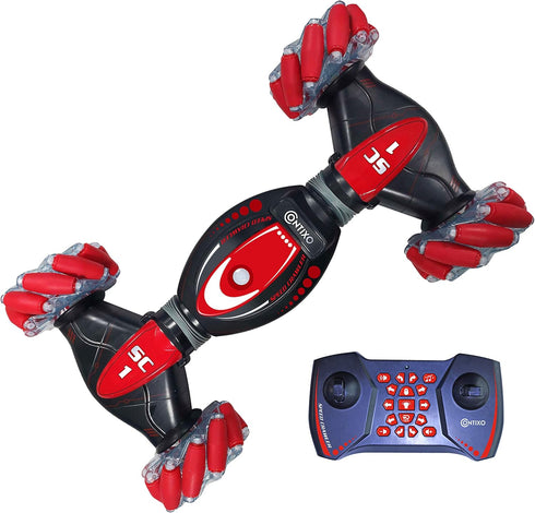 Contixo SC1 All Terrain Speed Crawler RC Stunt Car, 4WD 2.4GHz Remote Control Car, Gesture Sensor Toy Cars with Lights