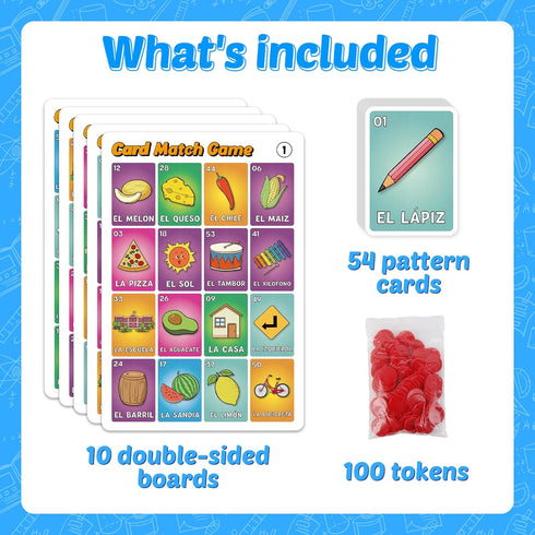Loteria Mexican Bingo, Sight Word Bingo Games for Kindergarten, Spanish Learning Activities for Kids