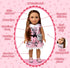 Gift Boutique 18 Inch Poseable Girl Doll with Fine Hair, Clothes, Shoes, Purse, Accessories, Princess Doll for Kids