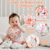 Zainpe 6Pcs Snap Muslin Cotton Baby Bibs - Adjustable Burp Cloths, Soft Drool Bibs for Infants, Toddlers, Girl, Boy