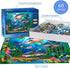 Puzzles for Kids Ages 4-8 – 2 Packs of 60 Pieces Puzzles for Ages 3-5 and 6-8 – Educational Ocean & Forest Animals Toys