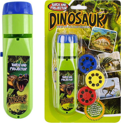 Georgie Porgy Educational Science Projector Toys for Kids, Toddler Flashlight Wall Ceiling Tent Torch (Dinosaur)