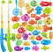 KukuFun Magnetic Fishing Pool Toys Game for Kids Toddlers, Water Table Bathtub Toy