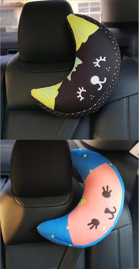 Kids Travel Neck Pillow, Car Seat Belt Cover Comfort Seat Belt Shoulder Pad for Car Seat Pushchair Airplane Travel