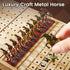 11 Horse Racing Board Game with Luxury Metal Horses, Horse Race Board Games Horse Racing Game Horse Race Game Foldable