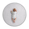Byrd & Blume Round Baby Play Mat, Organic Cotton Soft Padded Nursery