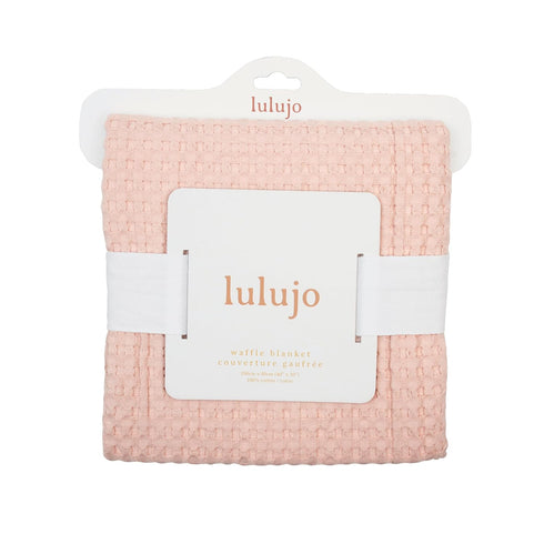 Waffle Weave Soft Cotton Baby Blanket by Lulujo