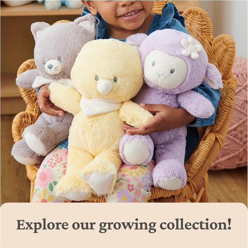13 GUND Baby Sustainable Bunny Plush, Stuffed Animal Made from Recycled Materials, Gift for Babies and Newborns
