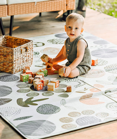 Mloong Floor,59x71x0.4inch Baby Play Mat for Playmat for Baby with Carry Bag, Foldable Play Mat,Kids Foam Play