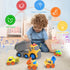 7.6" 2-4, Set 18M+, 2, 3, 4, P&C Toddler Construction Dump Truck Toys for Ages Beach Sand Outdoor Toys Dump Truck