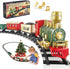 Electric Train Set for Kids Ages 4-8, Complete Toy Train with Lights