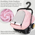 Coz(Pink) Waterproof Baby Car Seat Cover Compatible with Doona Car Seat and Stroller,Patented Windproof Car Seat Canopy