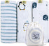 Baby Sparrow 3-Pack 47x47 BabySparrow Muslin Swaddle Blankets Large Cotton Baby Swaddles for Newborns, Soft Breathable
