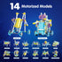 36-in-1 8-13 8 JOVA Klever Kits Motor Robotic Kits, Make Your Own Kids Craft Kits Educational STEM Toys for Ages Boys