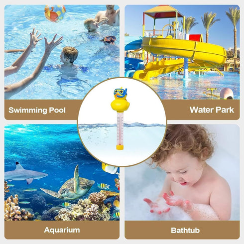 Generic Swimming Pool Thermometer Float Clear Display Water Temperature Tool | Ideal for Pools Spas Hot Tubs Ponds