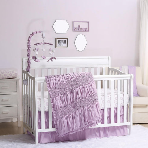 Lilac Medallion Changing Pad Cover - The Peanutshell